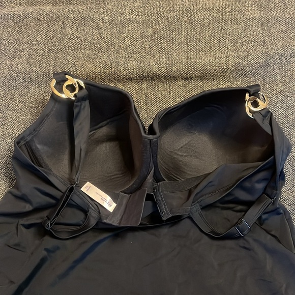 Swim by Cacique 38DDD Underwire Tankini with gold accents - Picture 5 of 5